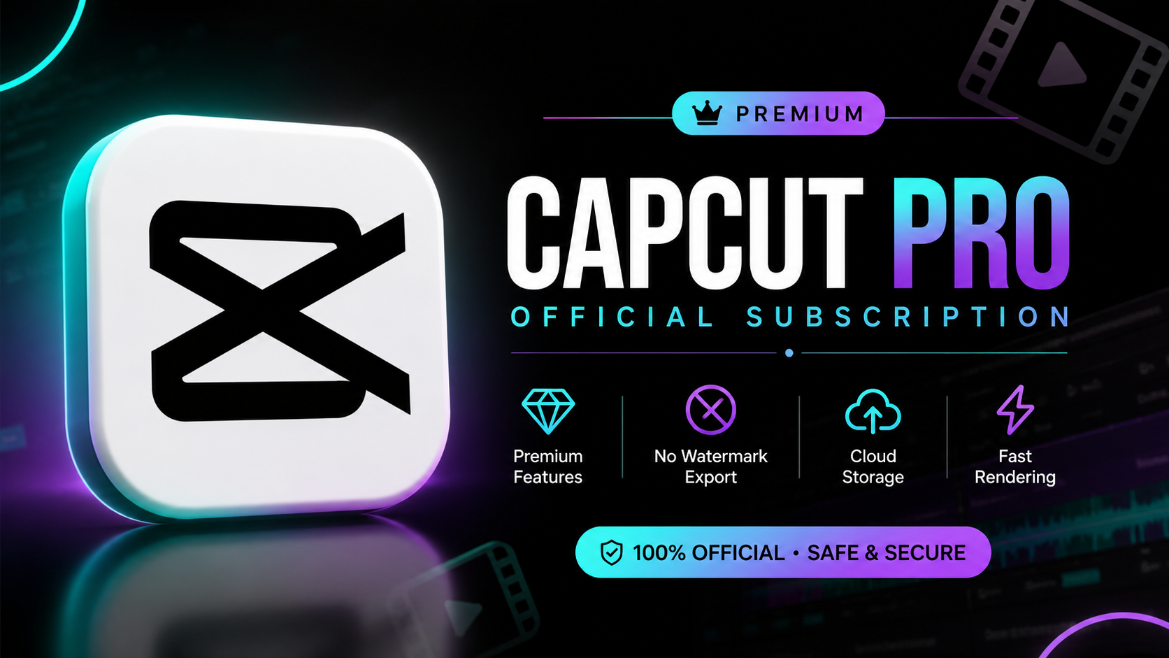 CapCut Pro Official Subscription