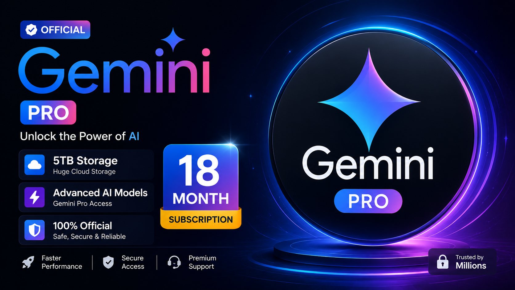Gemini Pro official Premium ( 18 Months )